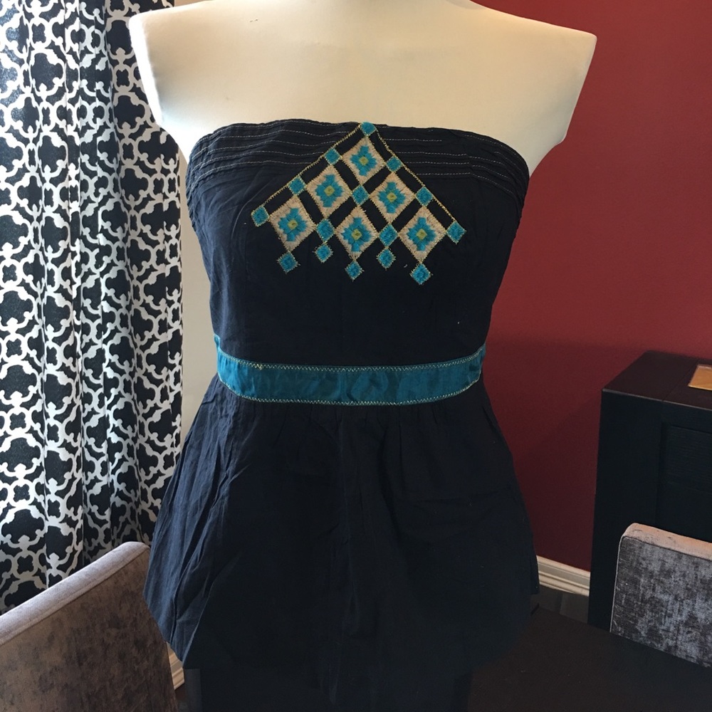 Geometric Cluster Blouse -Size 12 (Anthropologie)