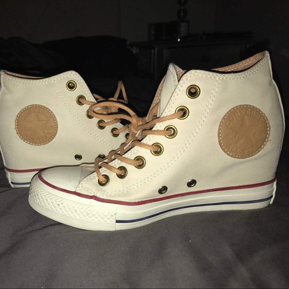 RARE hidden wedge vintage converse only worn once!