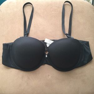 Victoria's Secret lined strapless bra 38b