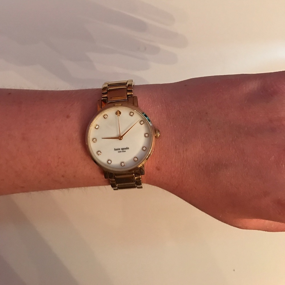 Beautiful gold Kate spade watch!