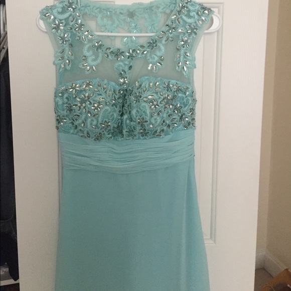 Blue Prom Dress - Picture 2 of 3