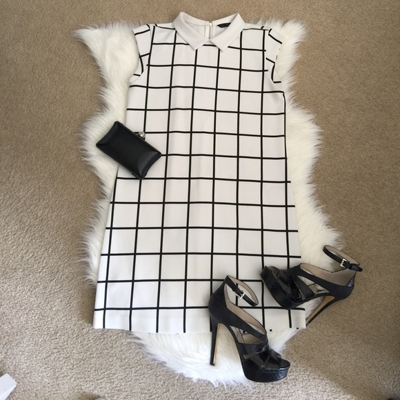 Zara checkered shift dress - Picture 2 of 8