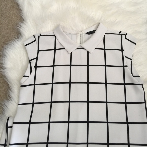 Zara checkered shift dress - Picture 4 of 8