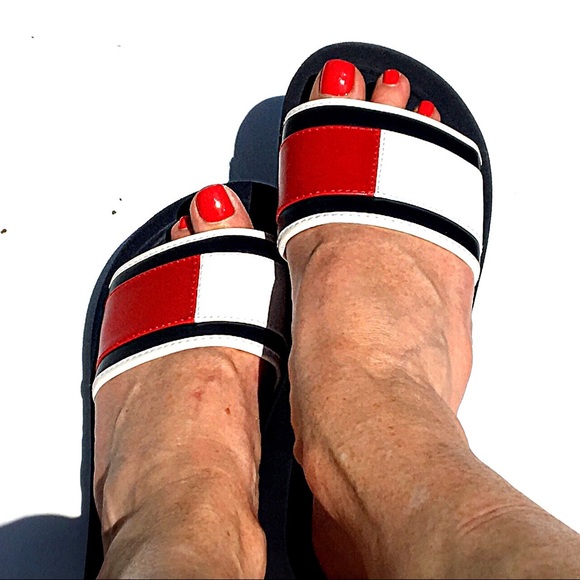NWT 🇱🇷 TOMMY HILFIGER sandals slides - Picture 6 of 6
