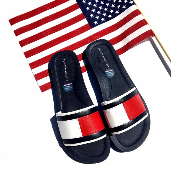NWT 🇱🇷 TOMMY HILFIGER sandals slides - Picture 4 of 6