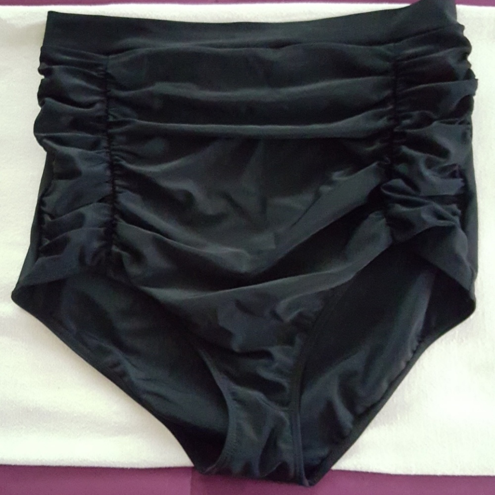 High waist swim bottoms
