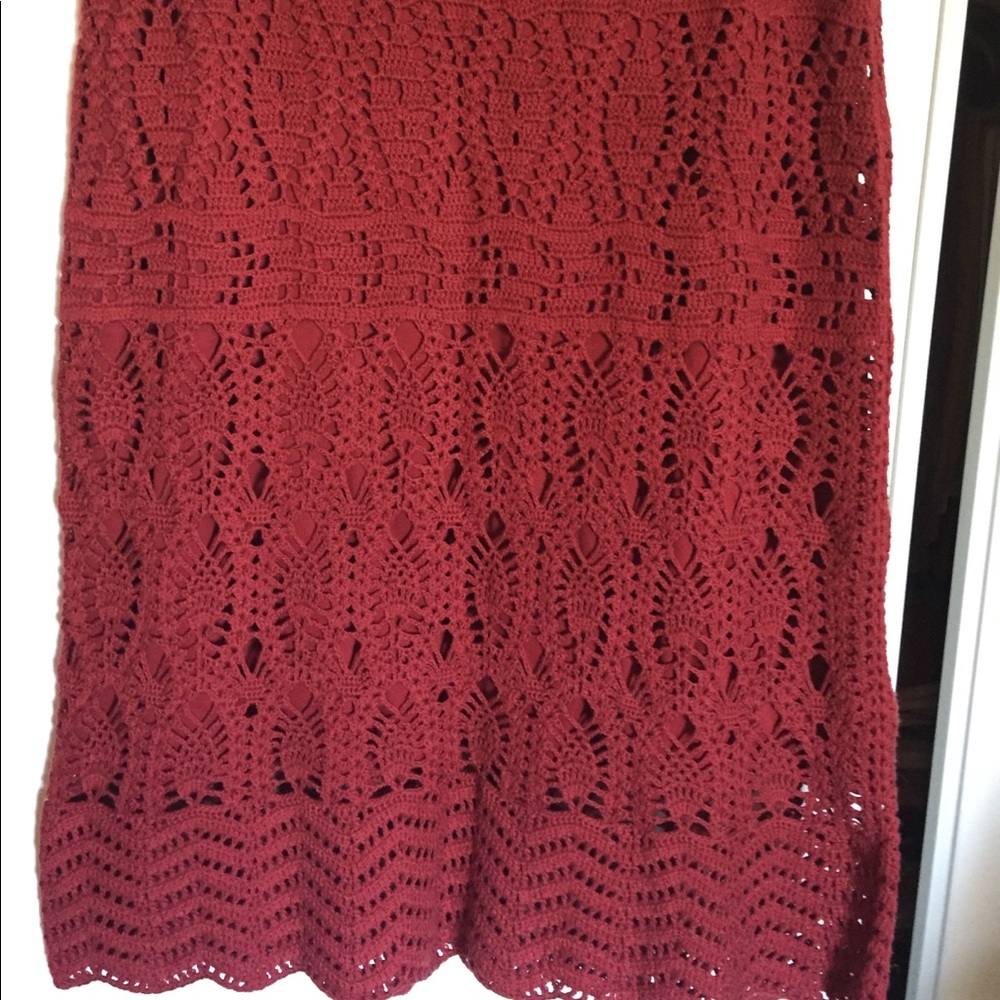 Crocheted skirt