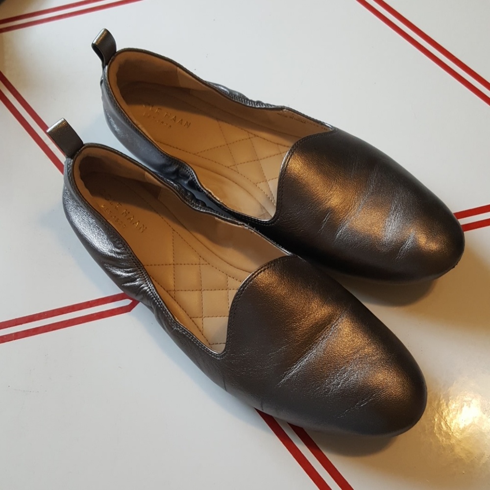 Cole Haan Metallic Ballet Flat