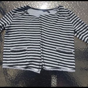 Black and white cardigan