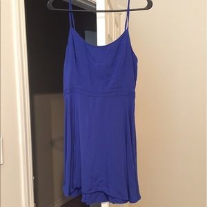 Blue skater style dress