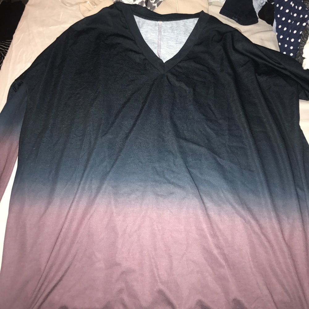 Ombré long sleeve