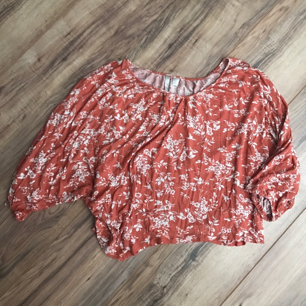 Floral Crop Shirt