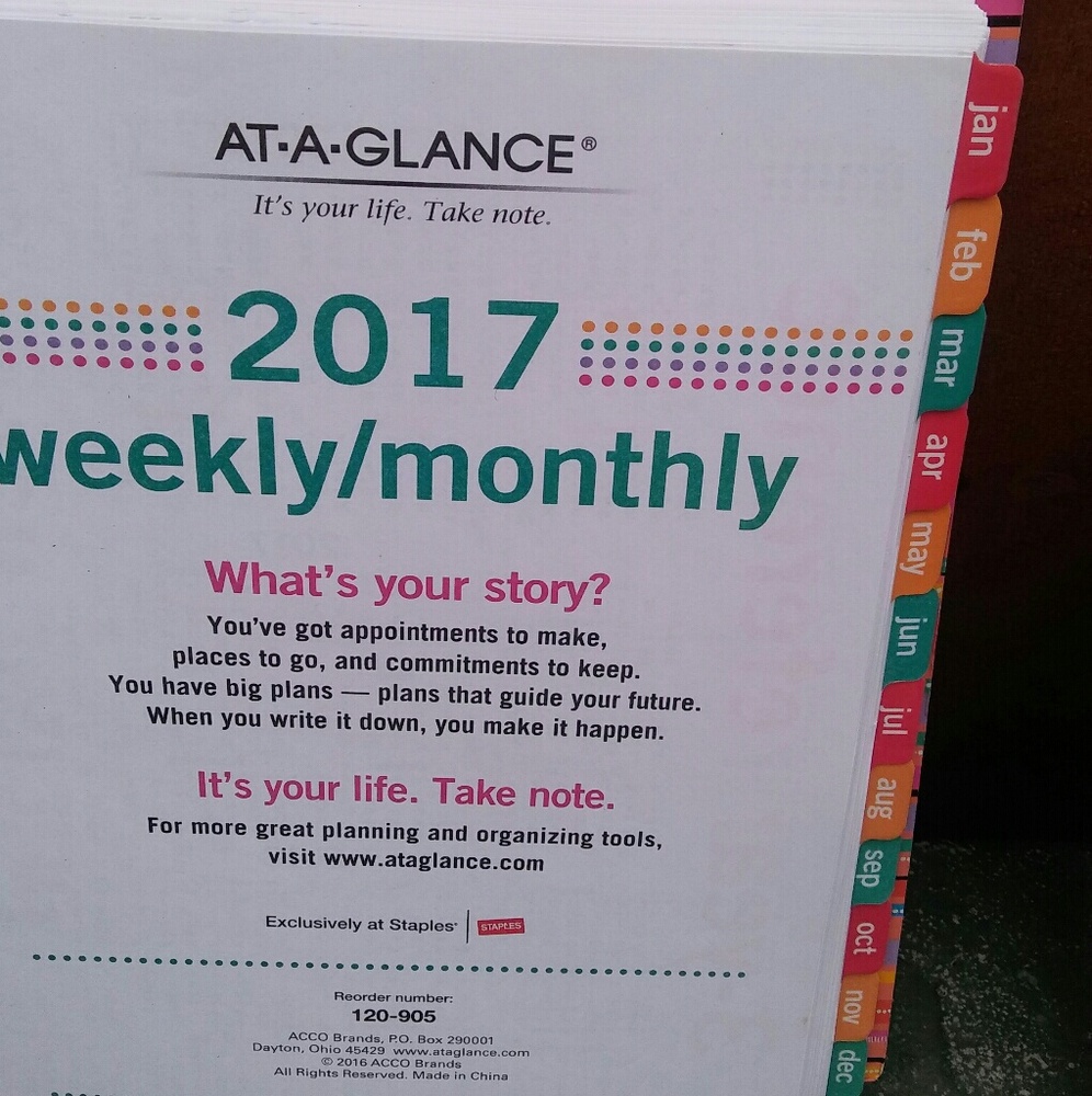 2017 Daily/Weekly Planner - Picture 2 of 4