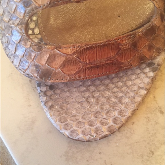 Sergio Rossi Python Italian Leather Pumps π - Picture 7 of 16