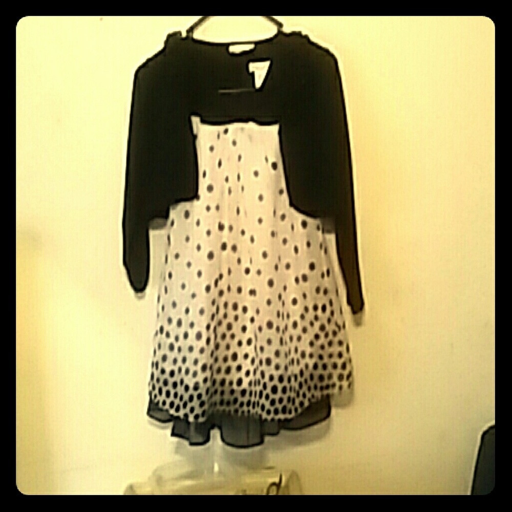 Maggie & Zoe  Formal Dress W/sweater
