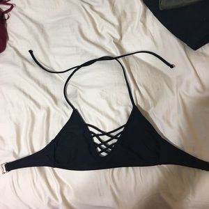 Black bikini top