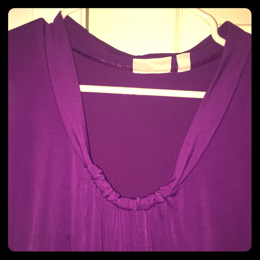 Brand New! NY&Co Purple Scoop Neck Shirt