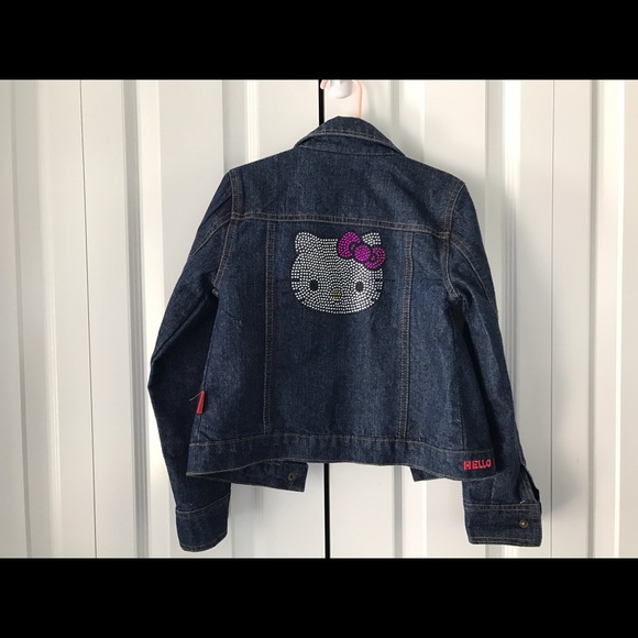 Hello Kitty Jackets & Coats Hello Kitty Jean Jacket With Lots Of