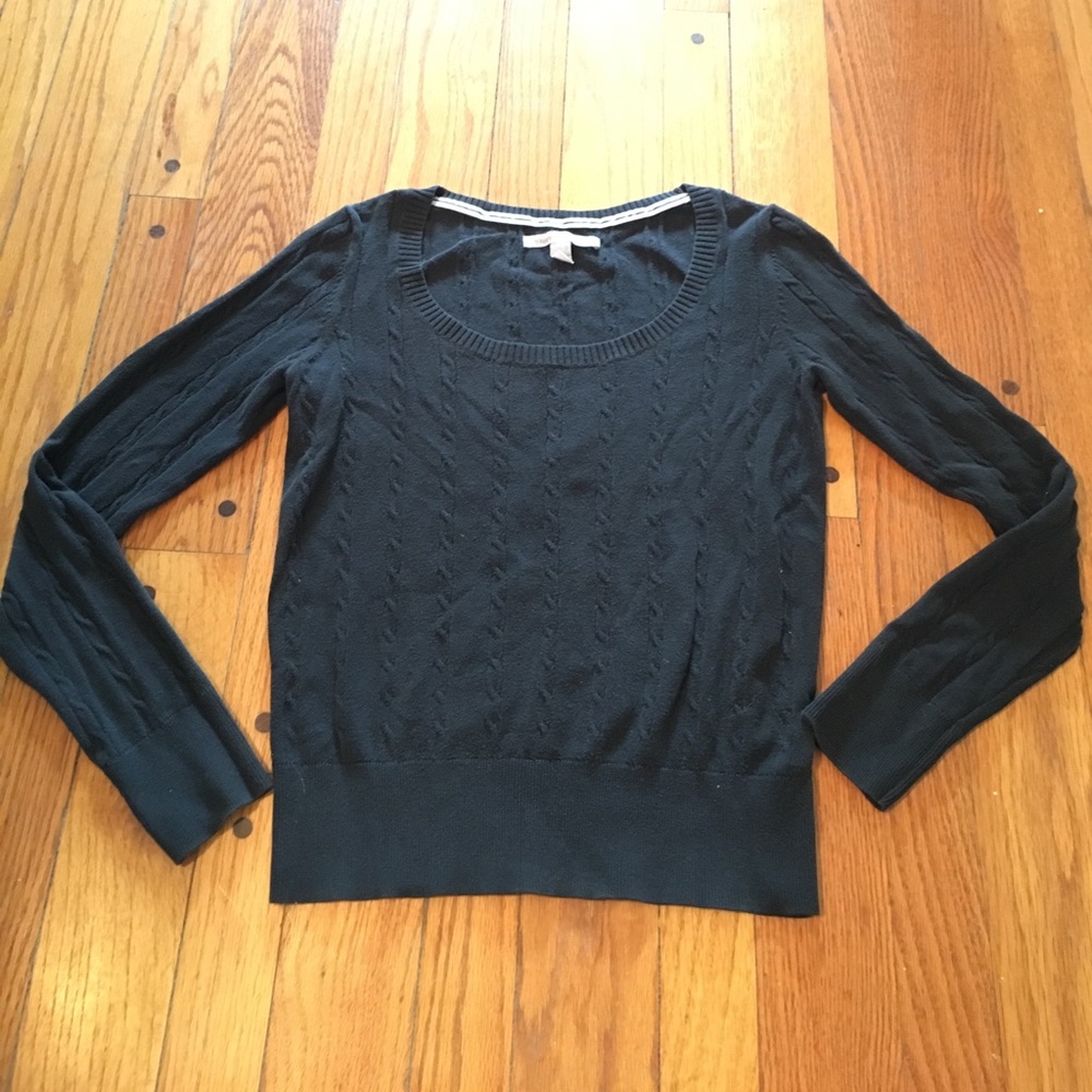 Cable knit pull over
