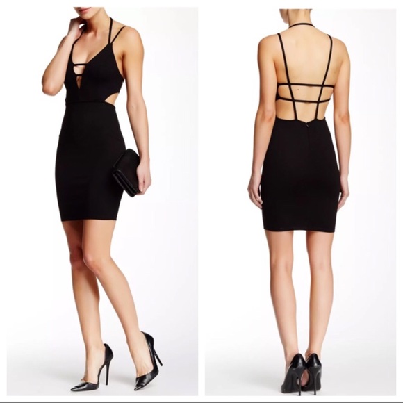 Solemio Dresses & Skirts - SOLEMIO Verona Caged Back Bodycon Club Dress