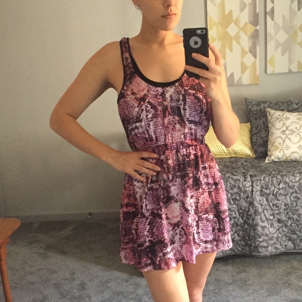 Guess Graphic Print Dress