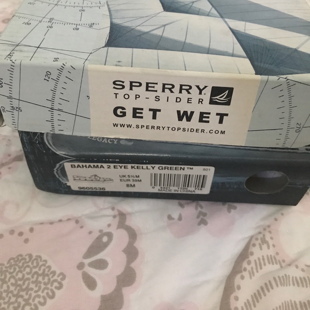 SPERRY 2 Eye Kelly green lmtd edition top sider!