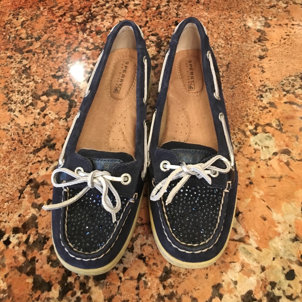NWOT Blue Sperry Topsiders