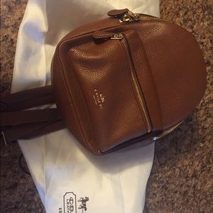 Coach Pebble Leather Backpack