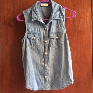 Denim top