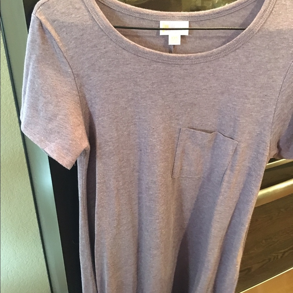 Lularoe XS Carly. Lovely heathered purple