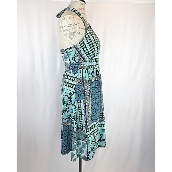 Colorful patchwork sun dress - Picture 4 of 6