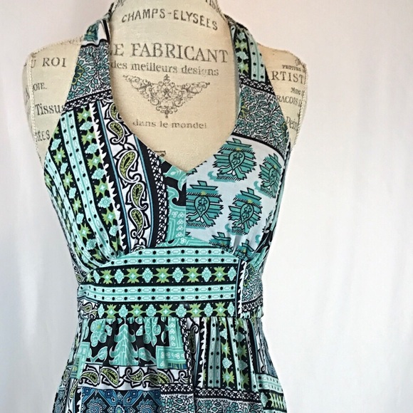 Colorful patchwork sun dress - Picture 5 of 6