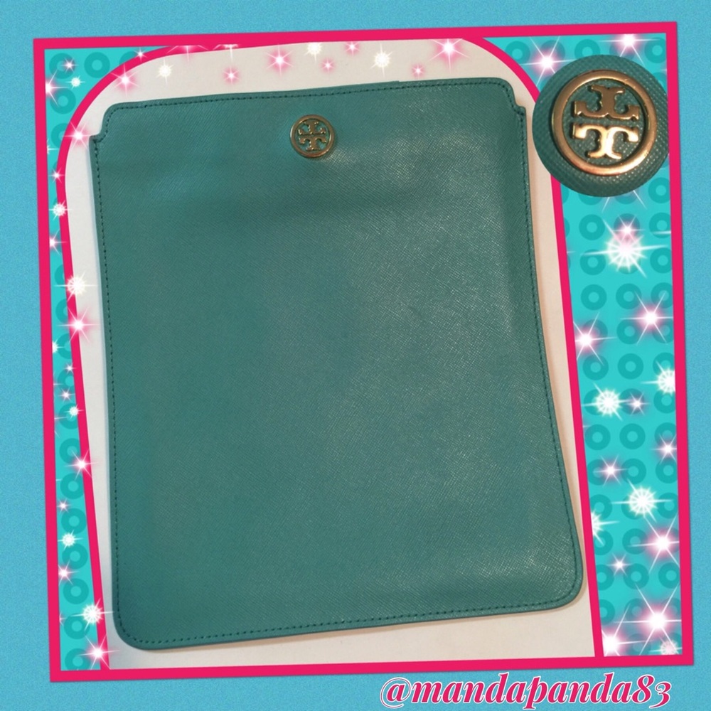 Tory Burch Robinson Saffiano Leather Pull Sleeve