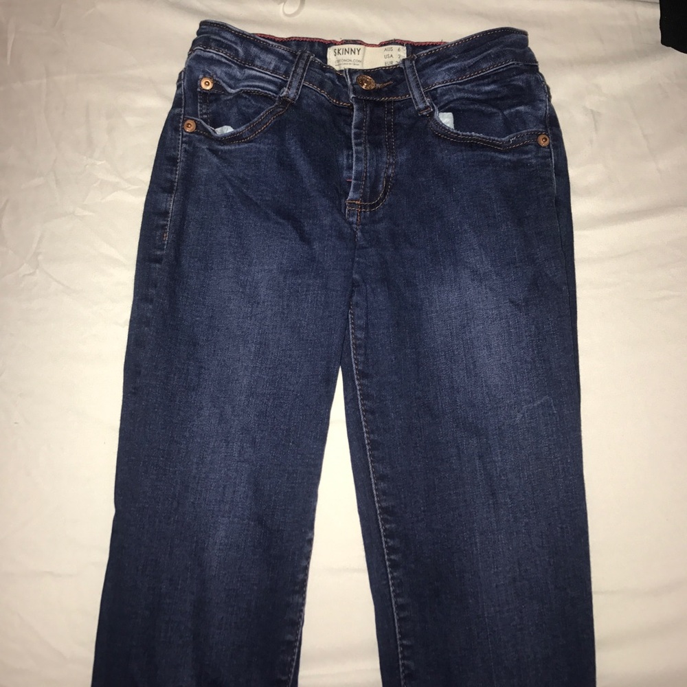 Dark wash jeans