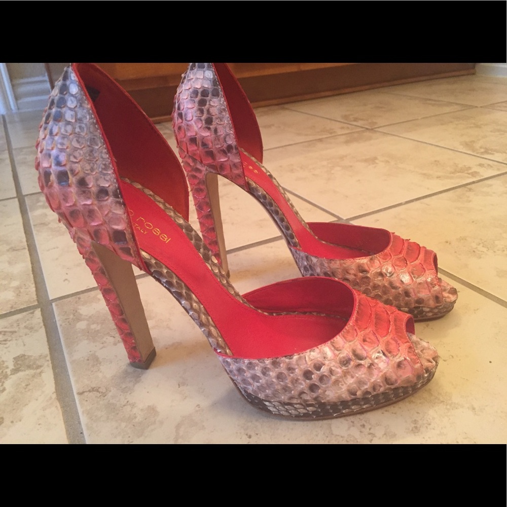 Sergio Rossi Coral Python 🐍 Pumps