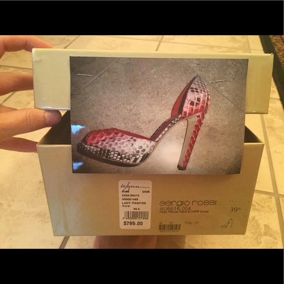 Sergio Rossi Coral Python 🐍 Pumps - Picture 7 of 7