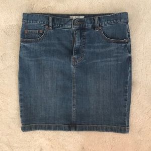 Free People denim skirt