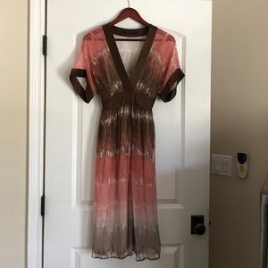 BCBGMAXAZRIA 100% silk dress