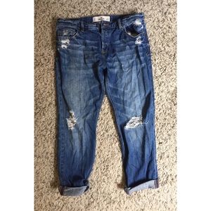 Hollister boyfriend cut jeans