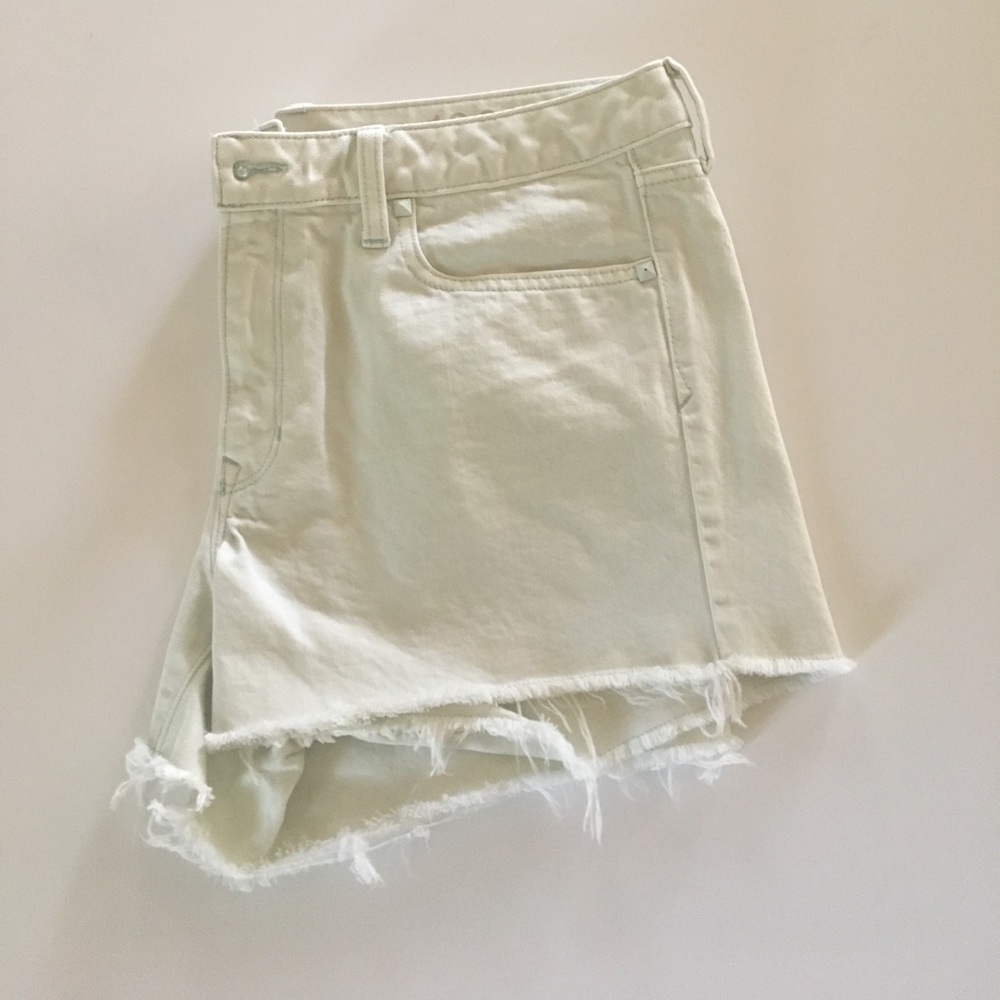 Slim Cut-Off Jean Shorts