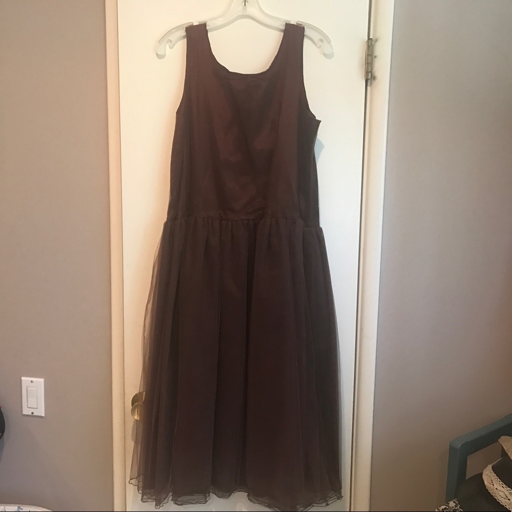 Vintage Brown tulle dress
