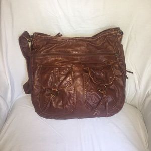 Chestnut colored Crossbody Bag