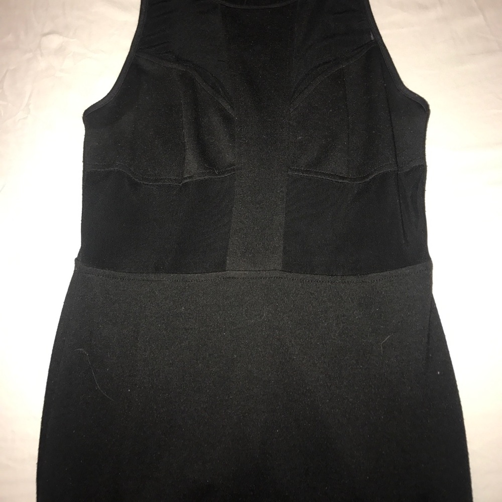 Tight black dress