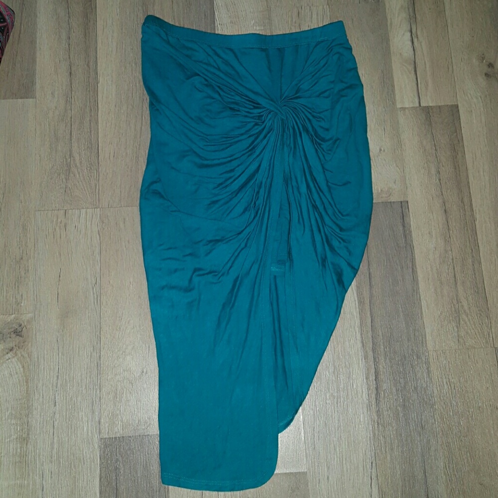 Turquoise skirt