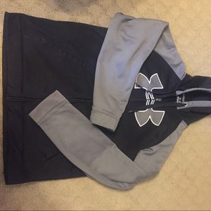 Under armour zip up hoodie.