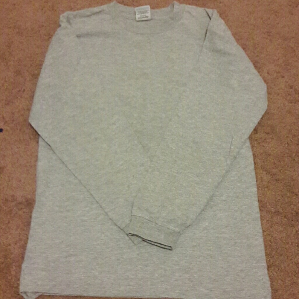 Grey long sleeve shirt for boys