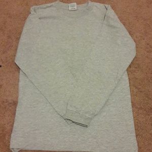 Grey long sleeve shirt for boys