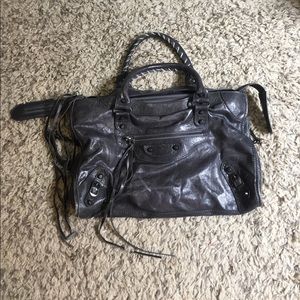 Balenciaga city bag shoulder bag stachel handbag