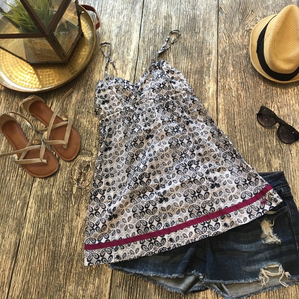 Roxy Babydoll Spaghetti Strap Flowy Summer Top