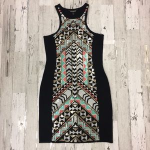 Express Midi Tribal Dress